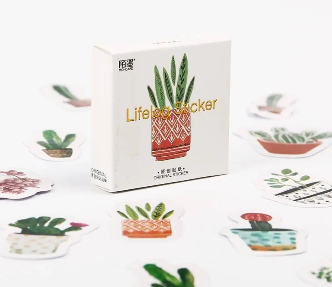 Stickers Planner Cactus & Plantes Vertes | 45 Autocollants Tropicaux Aquarelle 7 Stickers Planner Cactus & Plantes Vertes | 45 Autocollants Tropicaux Aquarelle – Image 7