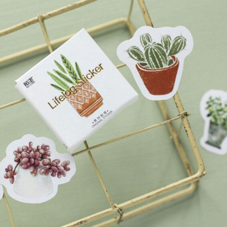 Stickers Planner Cactus & Plantes Vertes | 45 Autocollants Tropicaux Aquarelle 3 Stickers Planner Cactus & Plantes Vertes | 45 Autocollants Tropicaux Aquarelle – Image 3