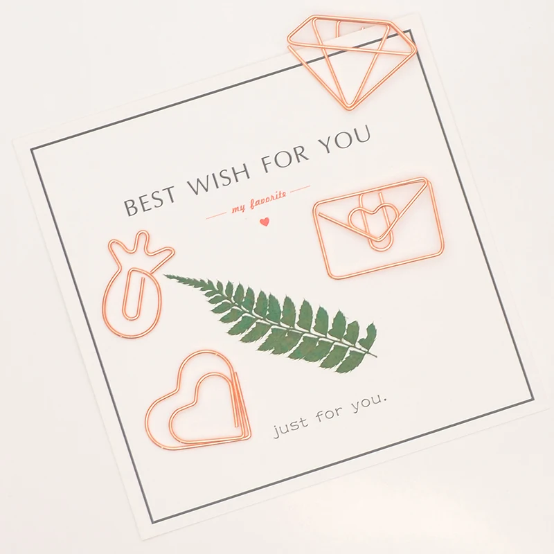 Paper Clip Rose Gold 1 Image paper Clip Rose-Gold-Ananas-Coeur-Enveloppe