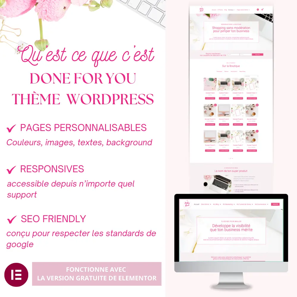 Kit Ecommerce Venusian Pinky 2 Kit Ecommerce Venusian Pinky – Image 2